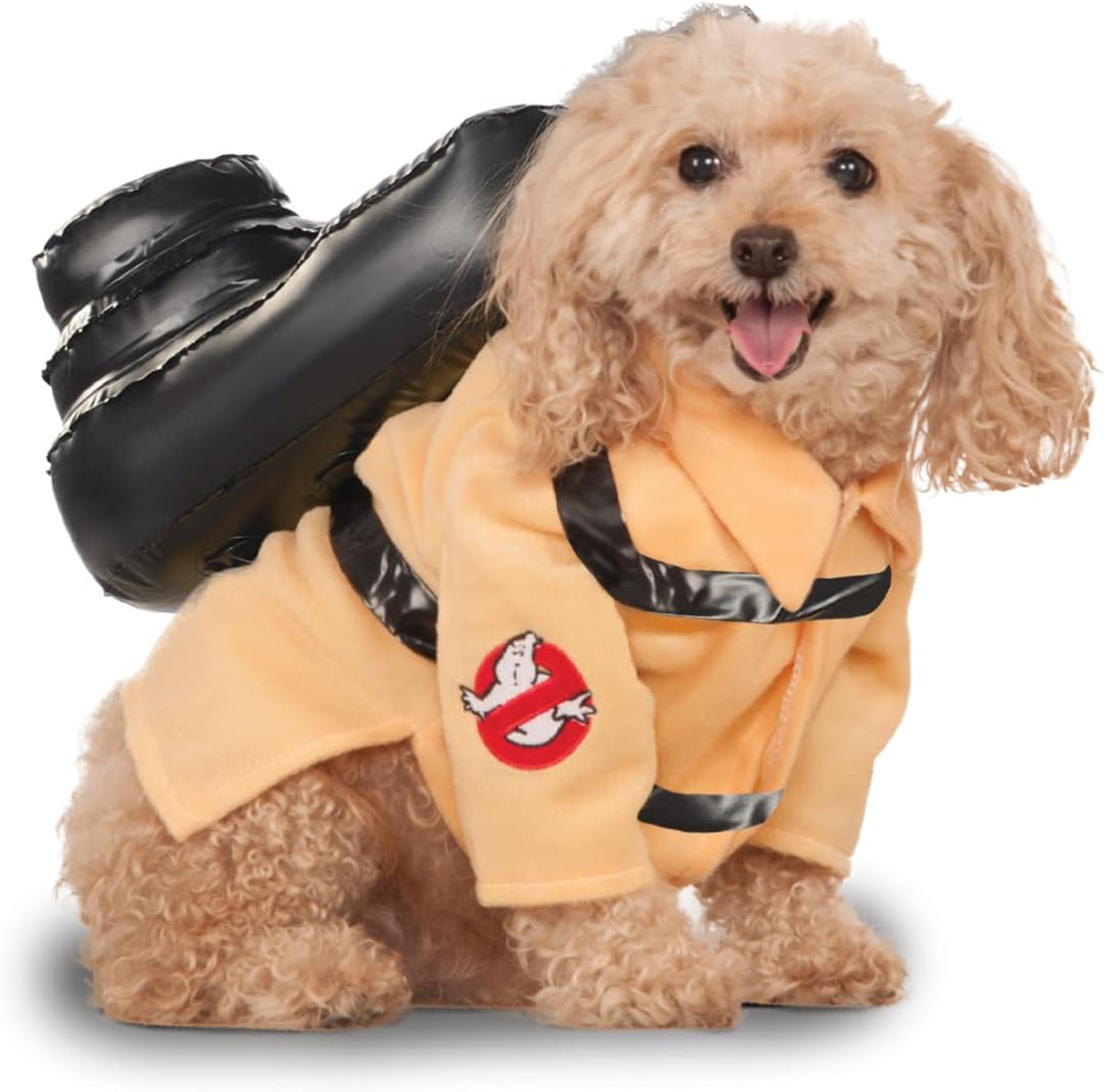 Ghostbusters: Ghostbusters Pet Costume for for Dogs or Cats by Rubies, Large