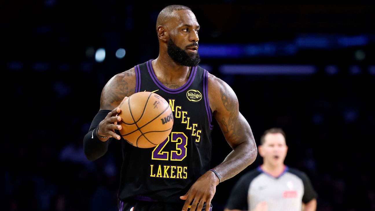 LeBron James out vs. Pelicans in opener of Lakers’ back-to-back