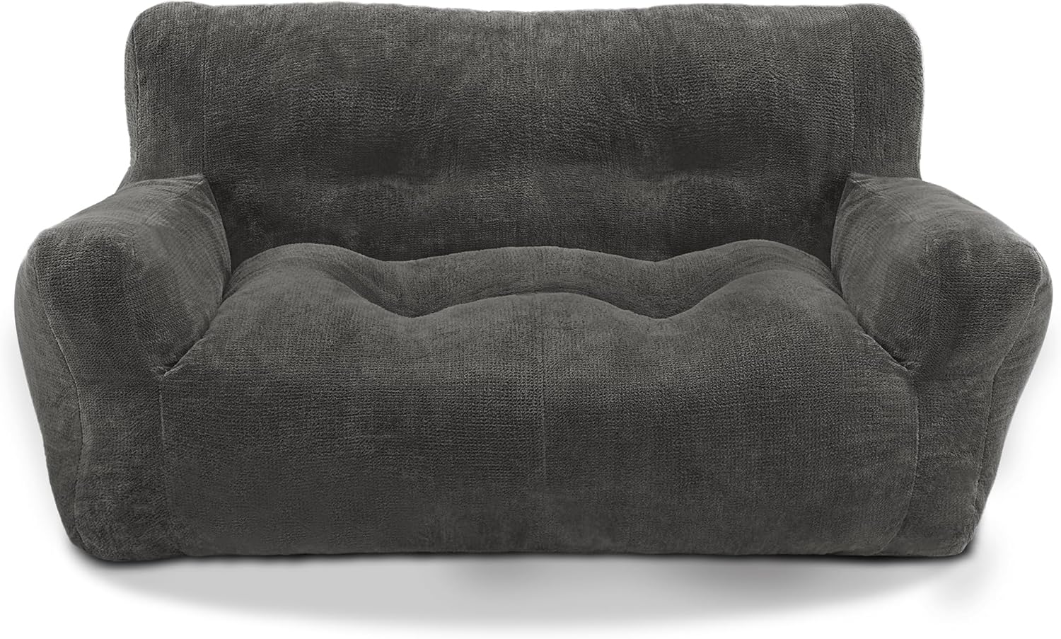 Lovupet Dog Couch for Small Medium Breed, Dog Sofa Bed Full Filled Sponge, No Assembly Need, PS581 (Neutral Grey)