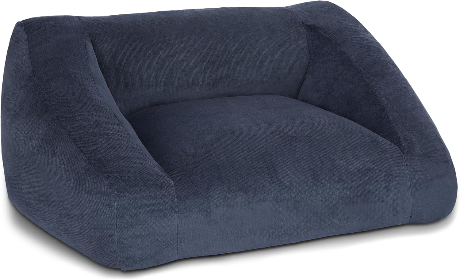 Lovupet Foam Dog Couch, 40 Inches Length Fabric Pet Couch for Small Medium Dogs, Indoor Pet Sofa, No Assembly Need, 4982 (Navy Blue)