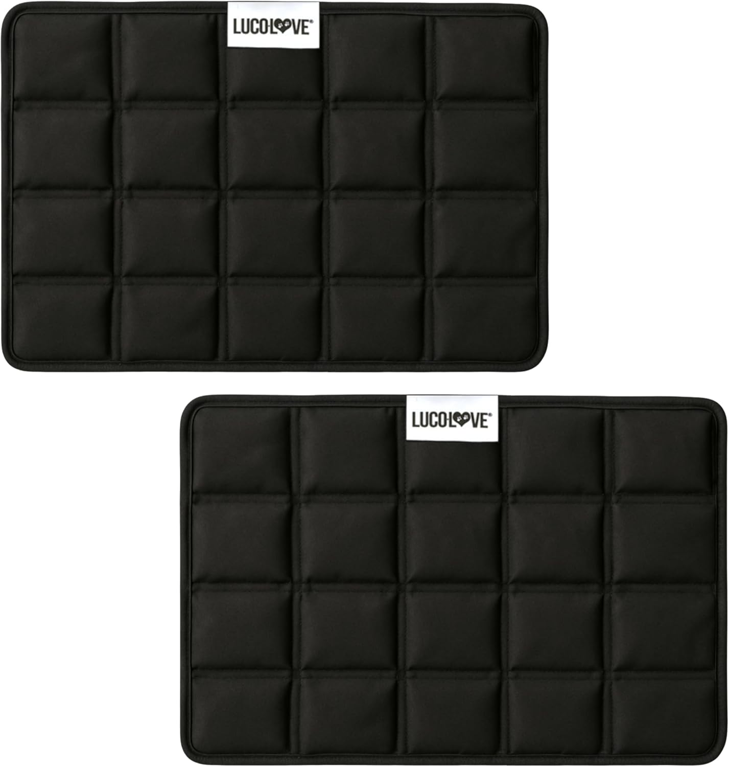 Replacement Ice Packs for Dog Cooling Vest – 2-Pack Reusable Gel Packs for Lucolove Cooling Vests – Soak, Freeze & Insert – Size-Matched Ice Packs for Extended Cooling Relief for Dogs