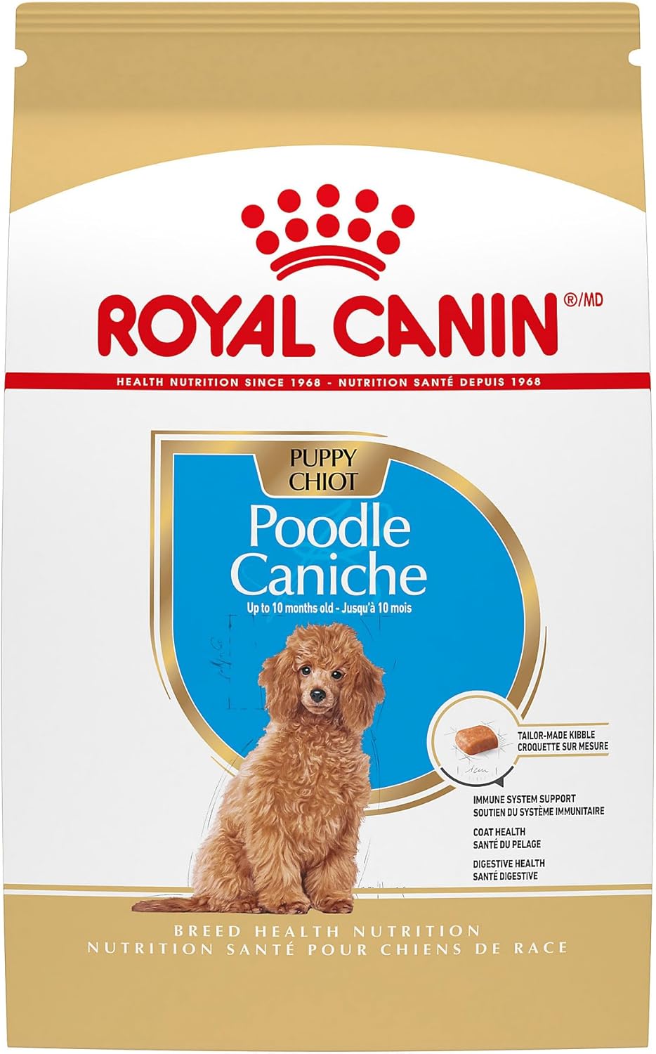 Royal Canin Breed Health Nutrition Poodle Puppy Dry Dog Food, 2.5 lb Bag