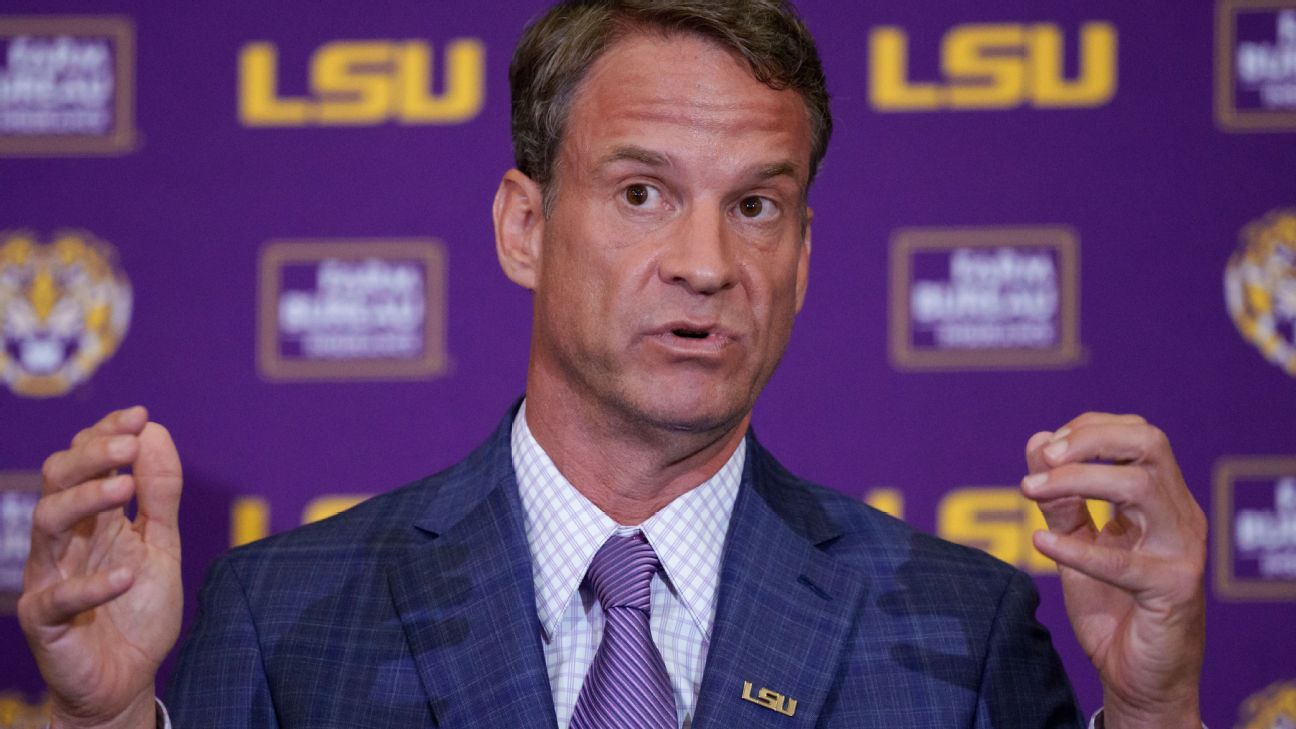 Set to make Tigers nation’s ‘best,’ Kiffin introduced at LSU