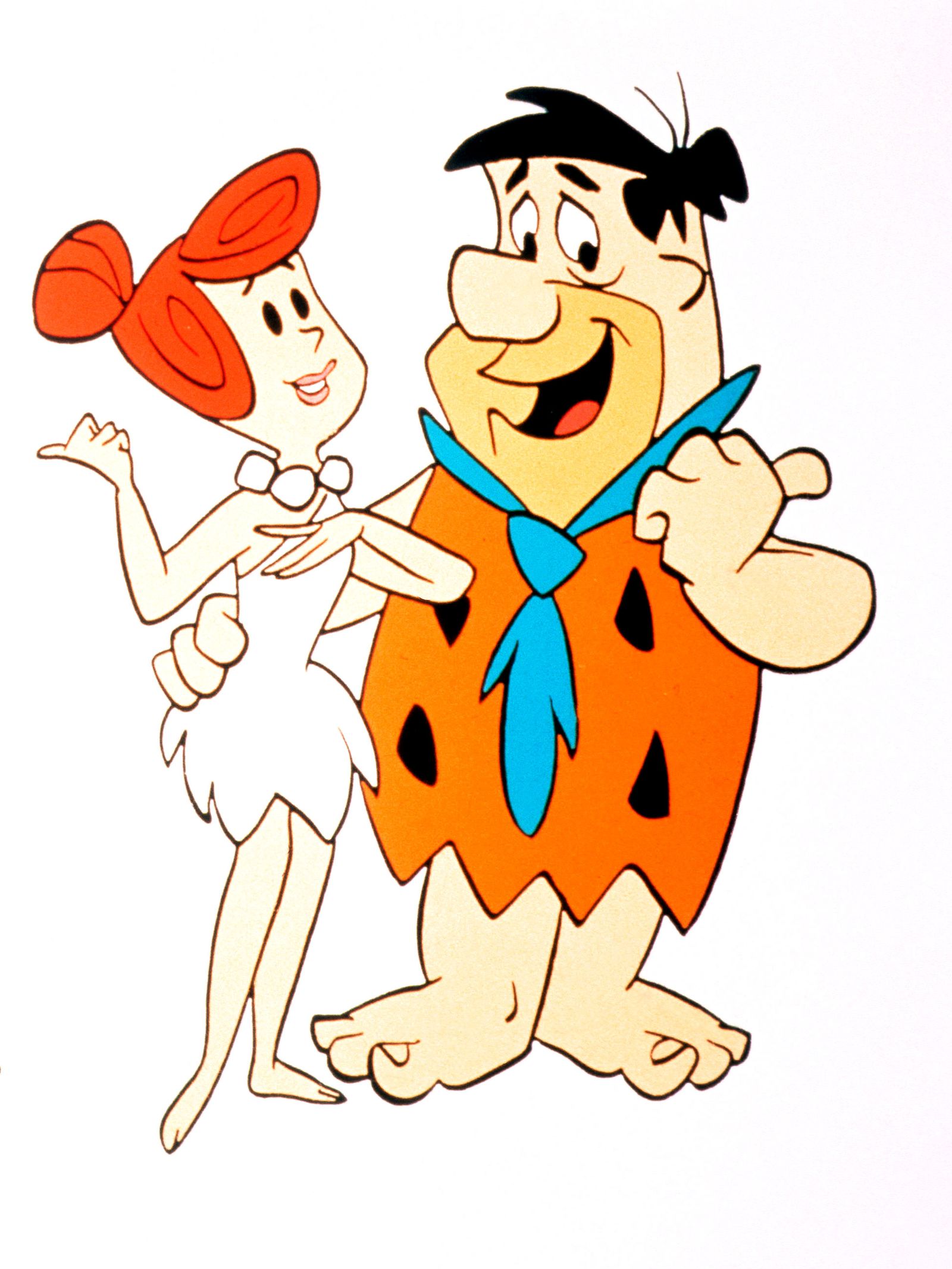 THE FLINTSTONES Betty Rubble Barney Rubble Wilma Flintstone Fred Flintstone 196066. © HannaBarbera Prod. Courtesy...