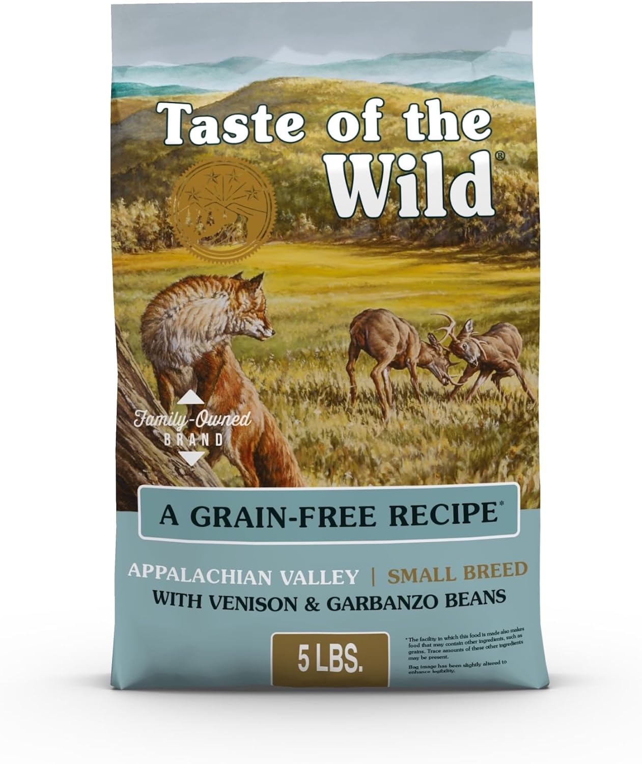 Taste of the Wild Grain Free High Protein Real Meat Recipe Appalachian Valley Premium Dry Dog Food,Venison,5 pounds