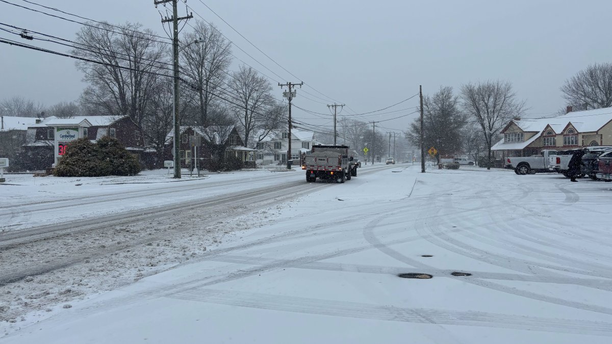 Wintry mix of snow and rain falling across the state – NBC Connecticut