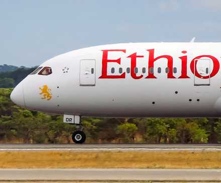 Ethiopian Airlines Boeing 787-8 taxiing