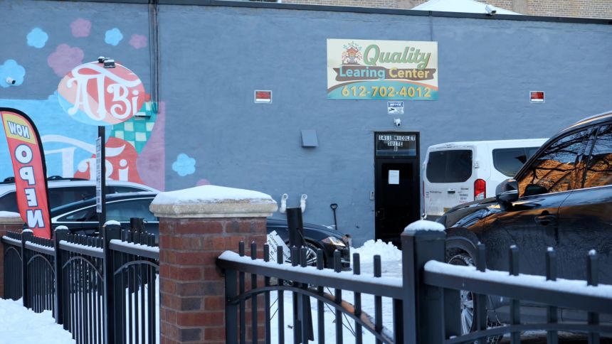 Quality Learning Center is seen in Minneapolis, Minnesota, on December 29.