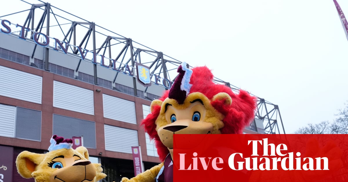 Aston Villa v Everton: Premier League – live | Premier League