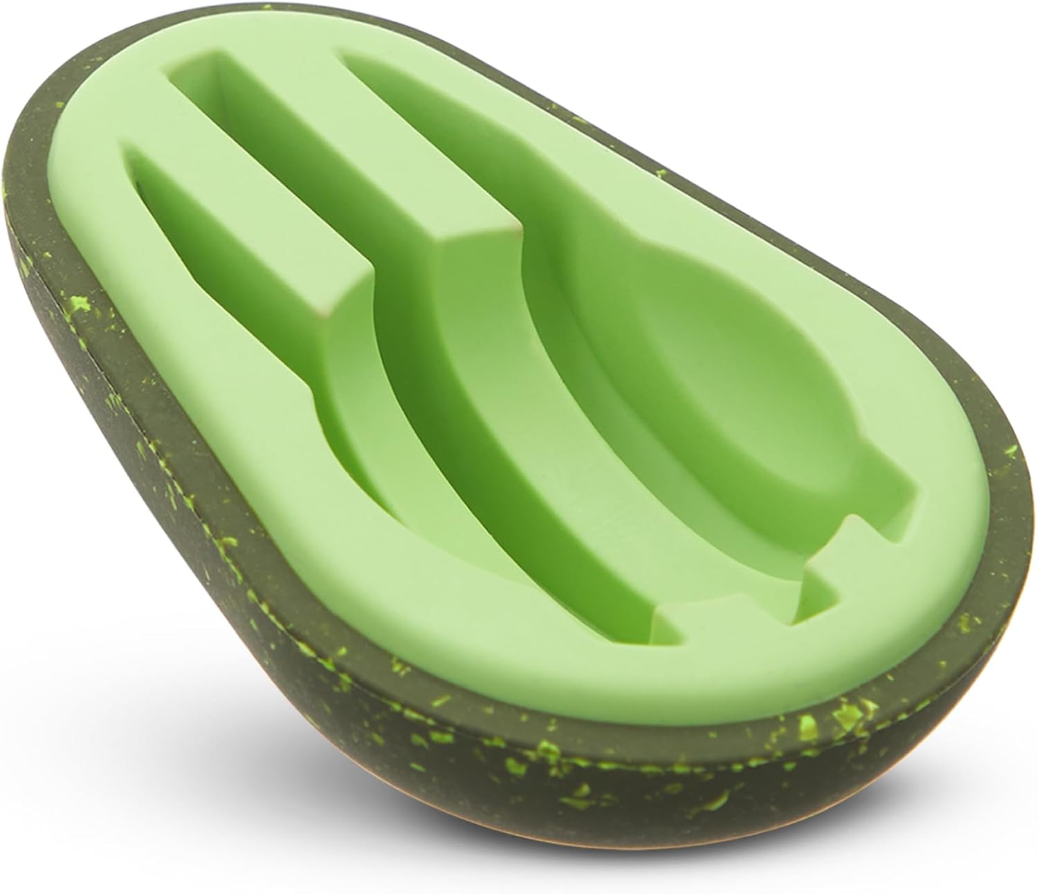 Barkbox Avocadoggo Dog Toy | Natural Rubber, Wobble Shape, Perfect for Peanut Butter & Dishwasher Safe | Dog Toy for Aggressive Chewers