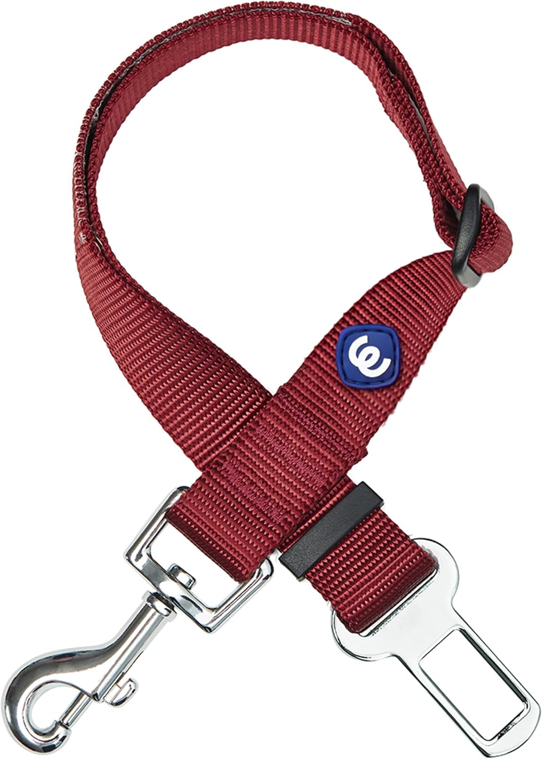 Blueberry Pet Dog Leash Puppy Essentials Seat Belt Tether for Dogs Cats, Fired Brick, Heavy Duty Dog Leashes for Large Dogs – Safety for Pet Parents, Road Trip Enthusiasts, 2″x27.5″