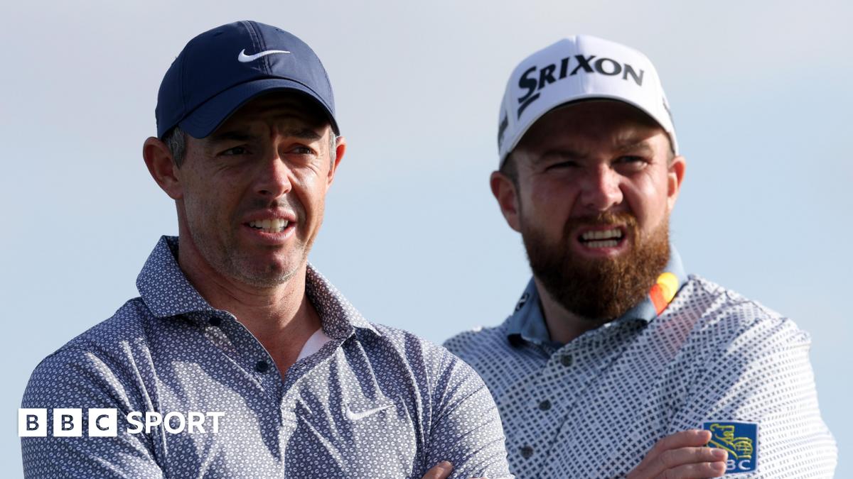 Dubai Invitational: Shane Lowry shares lead as Rory McIlroy finds water four times