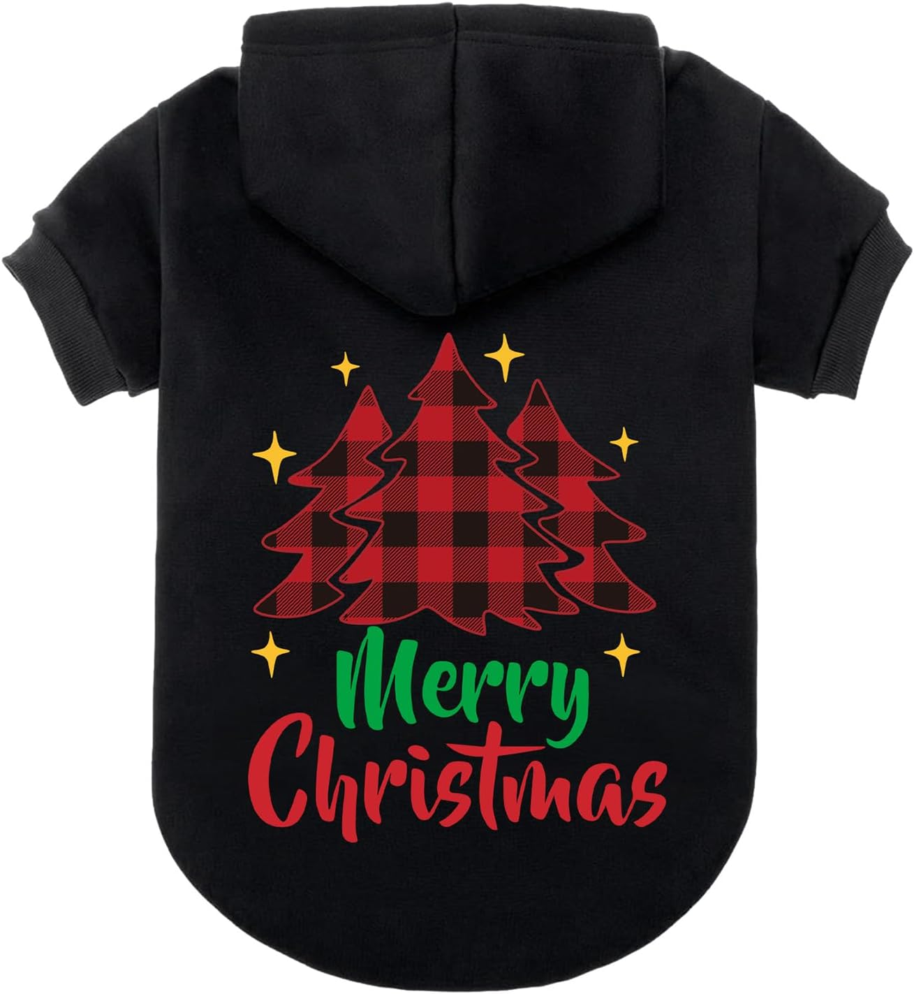 EXPAWLORER Dog Hoodie-Soft and Warm Dog Sweaters, Pet Clothes Autumn Winter Coat Sweatshirt with Christmas Theme Print for Puppy,Cat, Small Medium Large Dogs