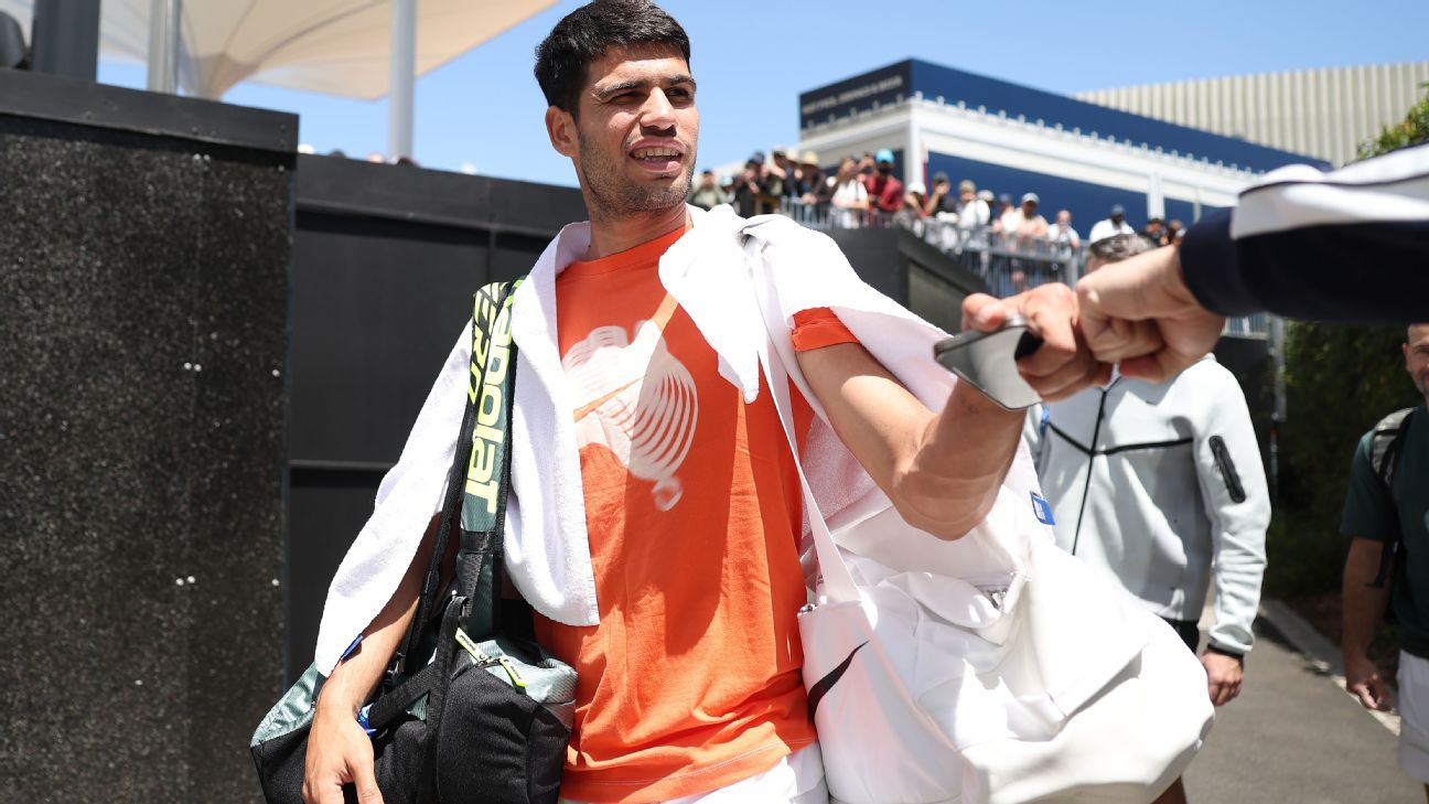 En el Australian Open 2026, Carlos Alcaraz va por un hito inédito que superaría a todo el Big 3