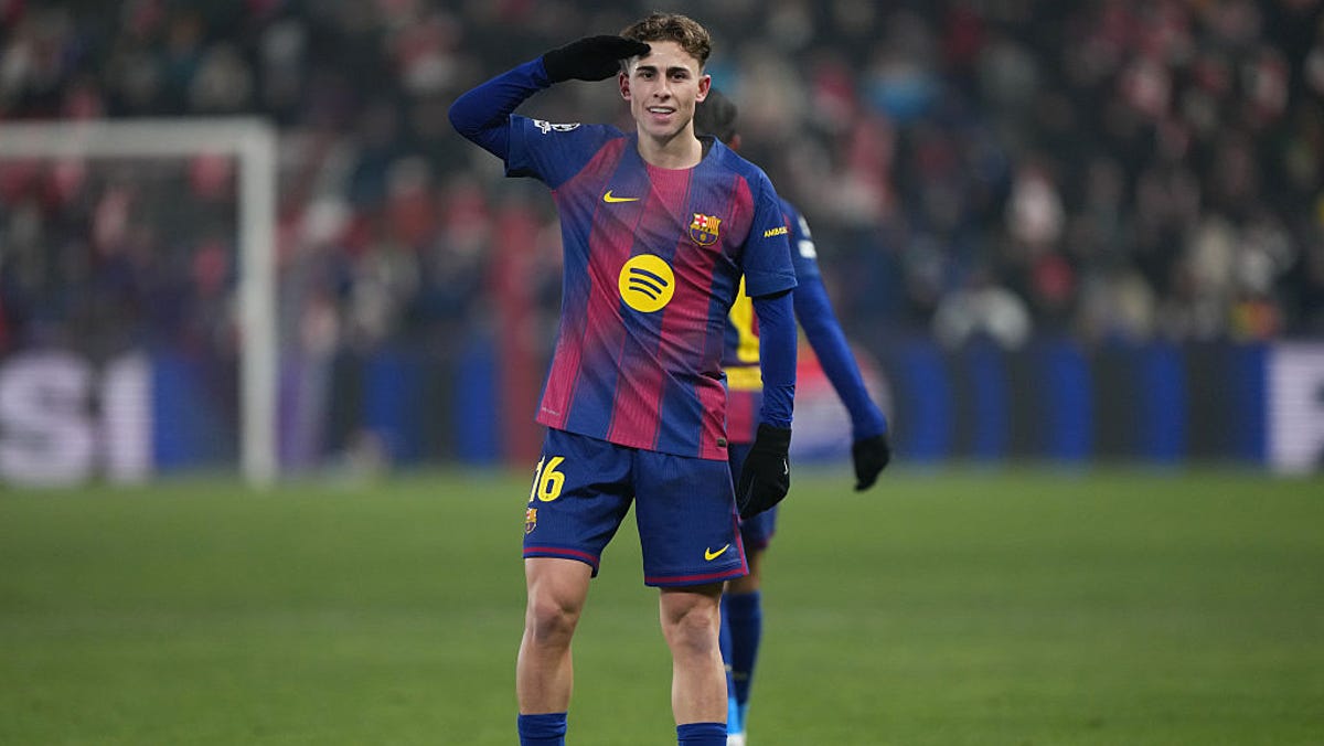 Fermín marcó el triunfo del Barcelona vs Slavia Praga en la Champions