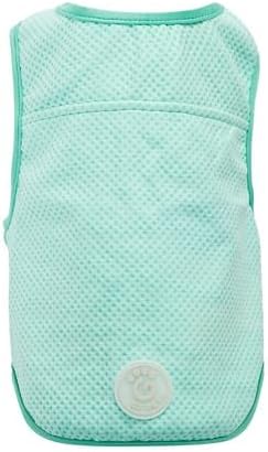 GF PET Elasto-Fit Ice Vest – Cooling Pet Vest for Dogs – Adjustable & Breathable Cooling Jacket – Comfortable Summer Wear for Dogs – 2XL, Aqua