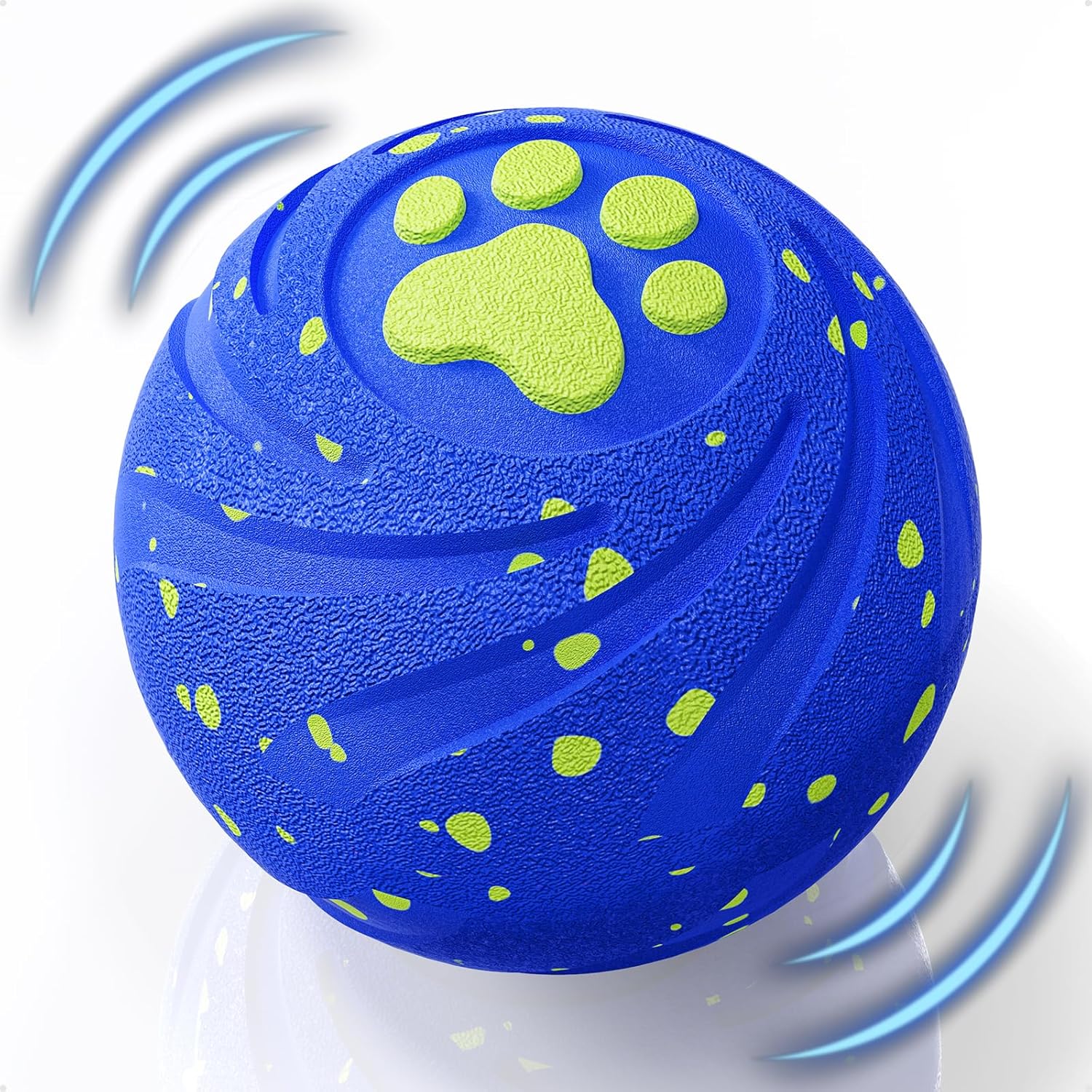 Interactive Dog Toys Balls Moving – Smart Automatic Bouncing Interactive Dog Ball, Durable Pet-Safe E-TPU Material, IPX7 Waterproof, Anti Boredom Dog Toys to Keep Them Busy for Large and Small Dogs