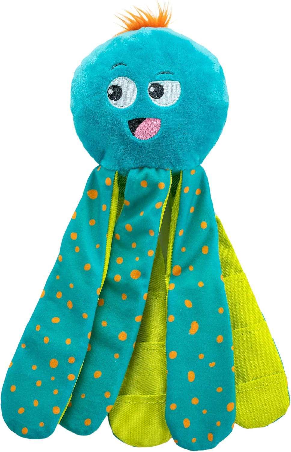 Outward Hound by Nina Ottosson Silly Legz Interactive Plush Dog Puzzle, Dog Enrichment Toys, Plush, Floppy, Long, Octopus, Blue