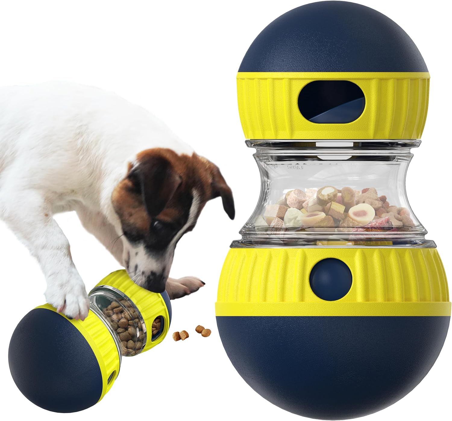 TLKNG Extra-Large Size Dog Enrichment Toy for Medium/Small Dogs Treat Dispenser Ball, Puppy Food Dispensing Toys & Puzzles Slow Feeder & Mental Stimulation,Ultimate Boredom Buster