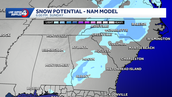 snow accumulation expected