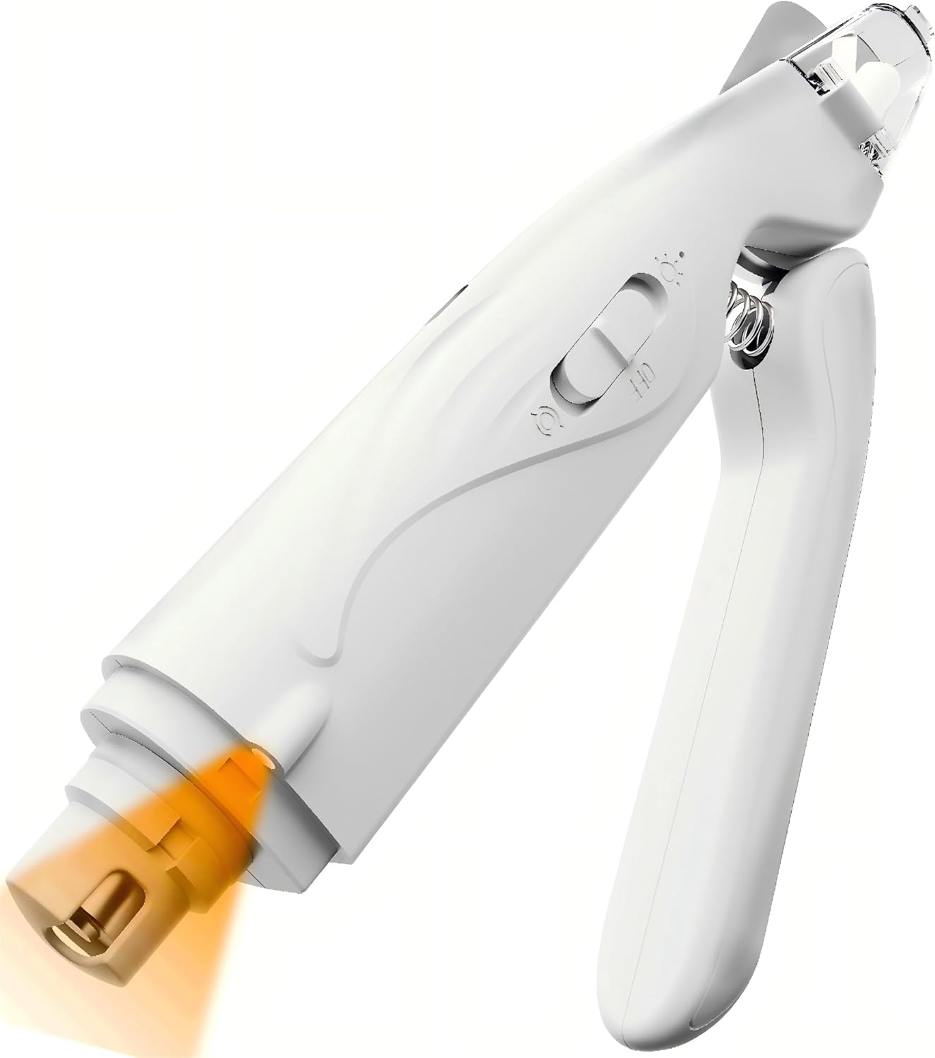 2-in-1 Dog Nail Clippers with Lights 2 LED & Dog Nail Grinder Quiet, Dog Nail Trimmers, USB Rechargeable and Splash Guard, Pet Nail Grinder for Small, Medium, and Large Dogs & Cats