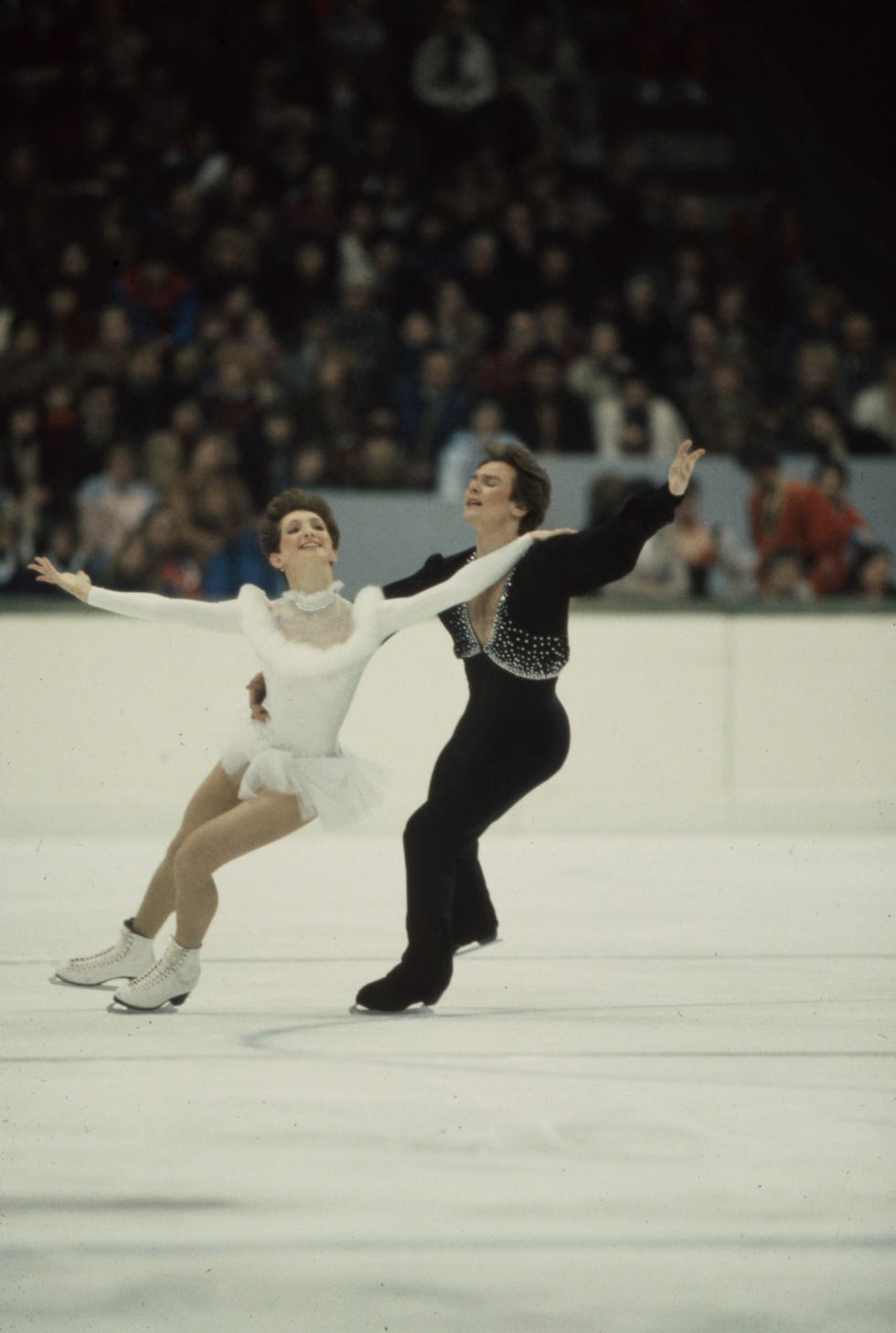 Marina Klimova, Sergei Ponomarenko Competing In The 1984 Winter Olympics