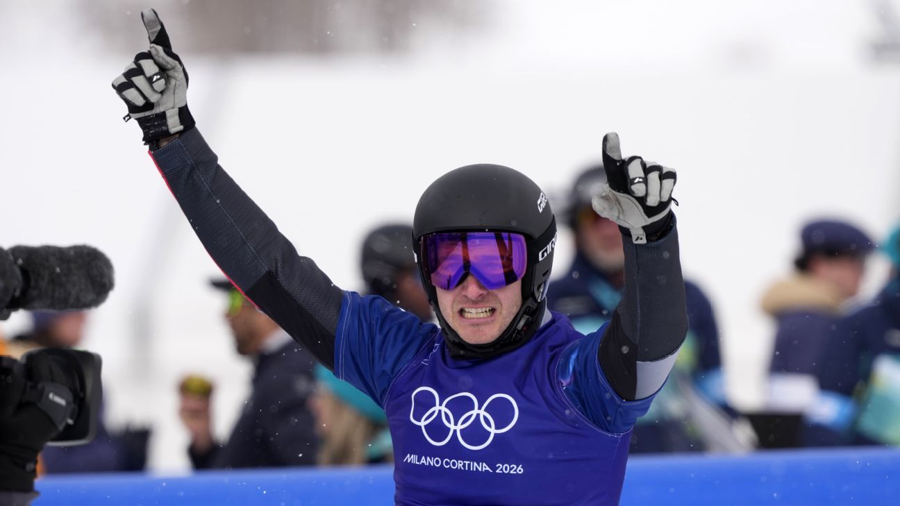 Austria’s Haemmerle repeats as men’s snowboardcross Olympic champ