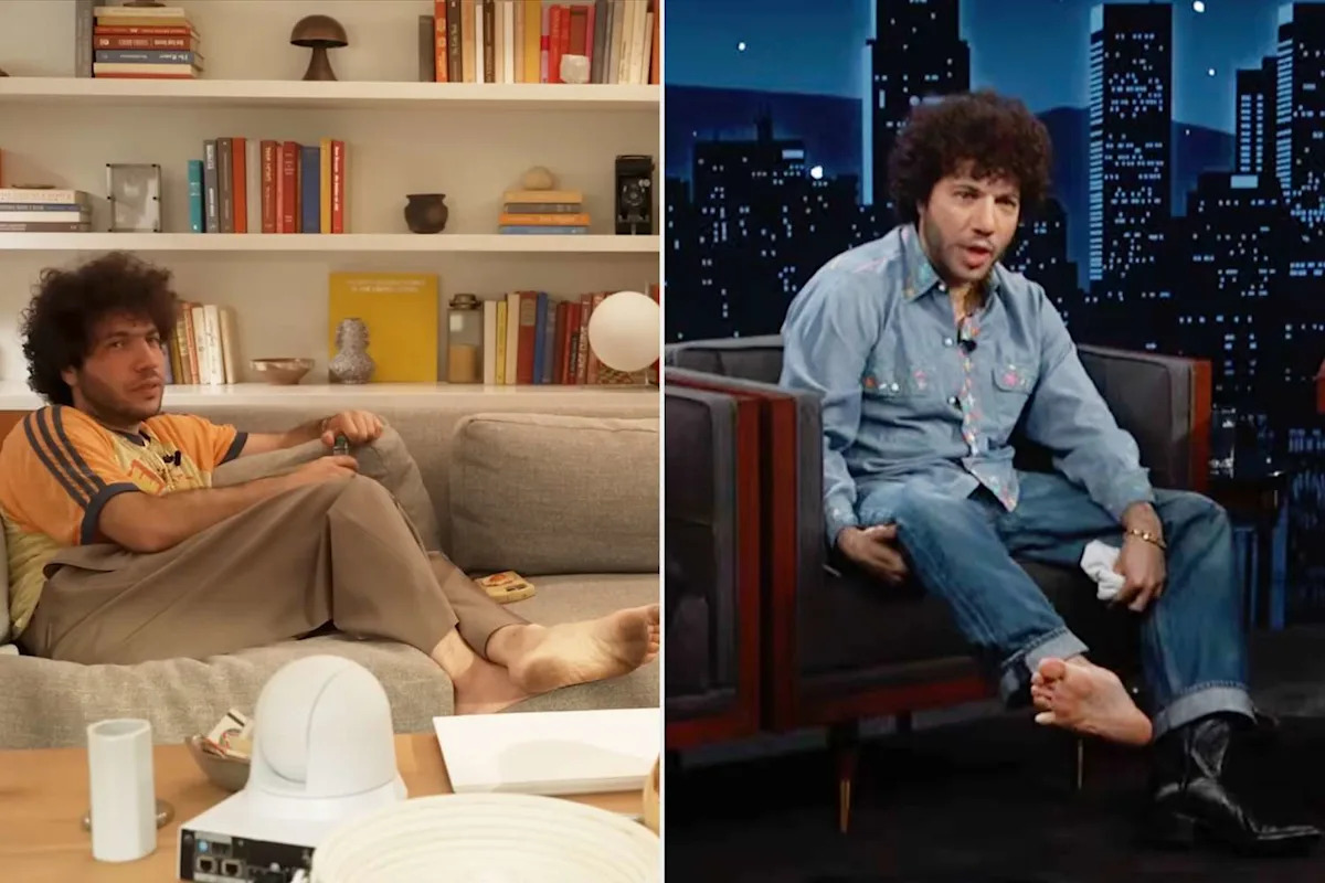 Benny Blanco Shows Off His Clean Foot to Prove They’re Not Always Disgusting After Backlash: ‘Are You Kidding Me?’