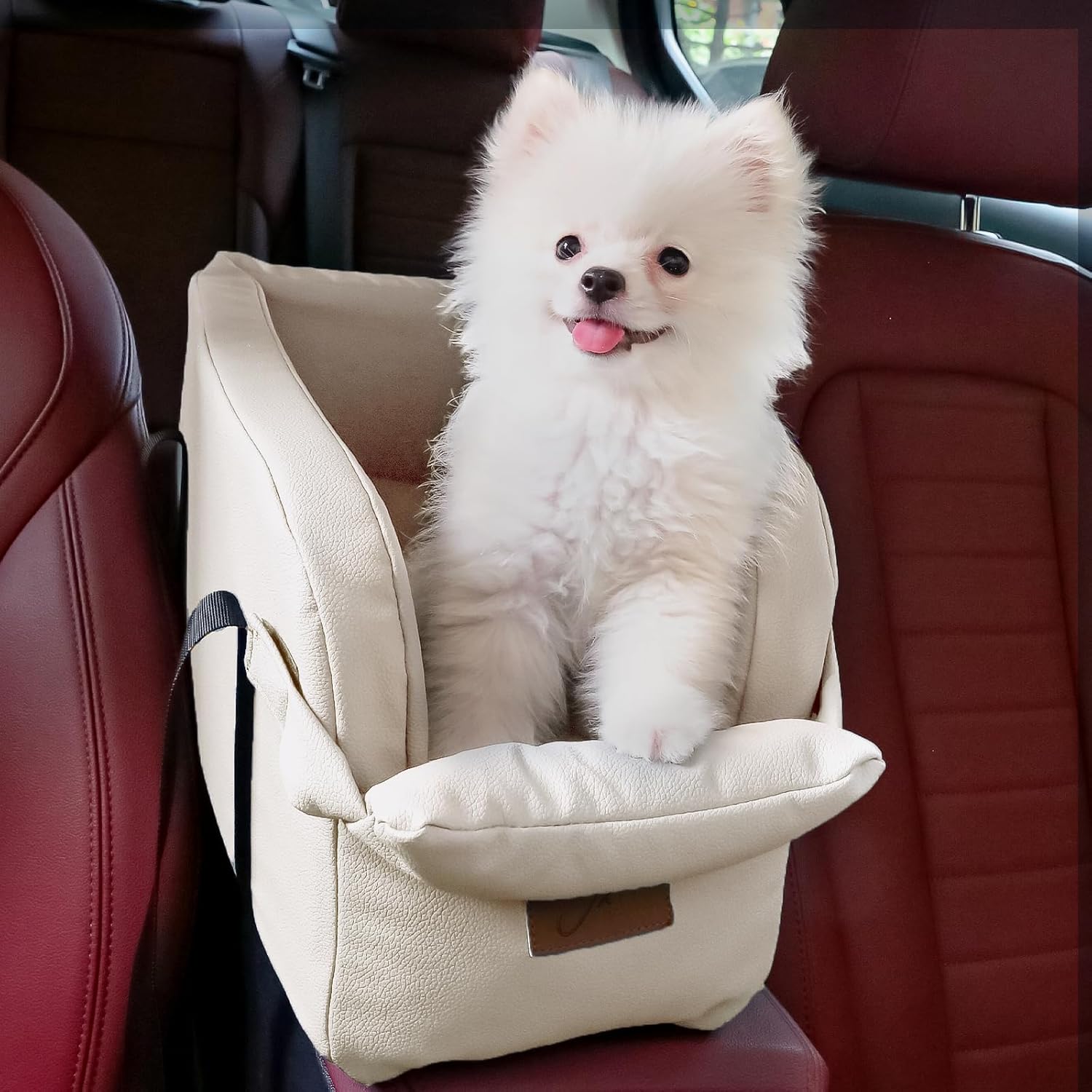 Dog Car Seat Centre Console Dog Booster Dog Car Seat Small Dog Cat Booster Seat for Dogs Cats Pets Up to 13lbs