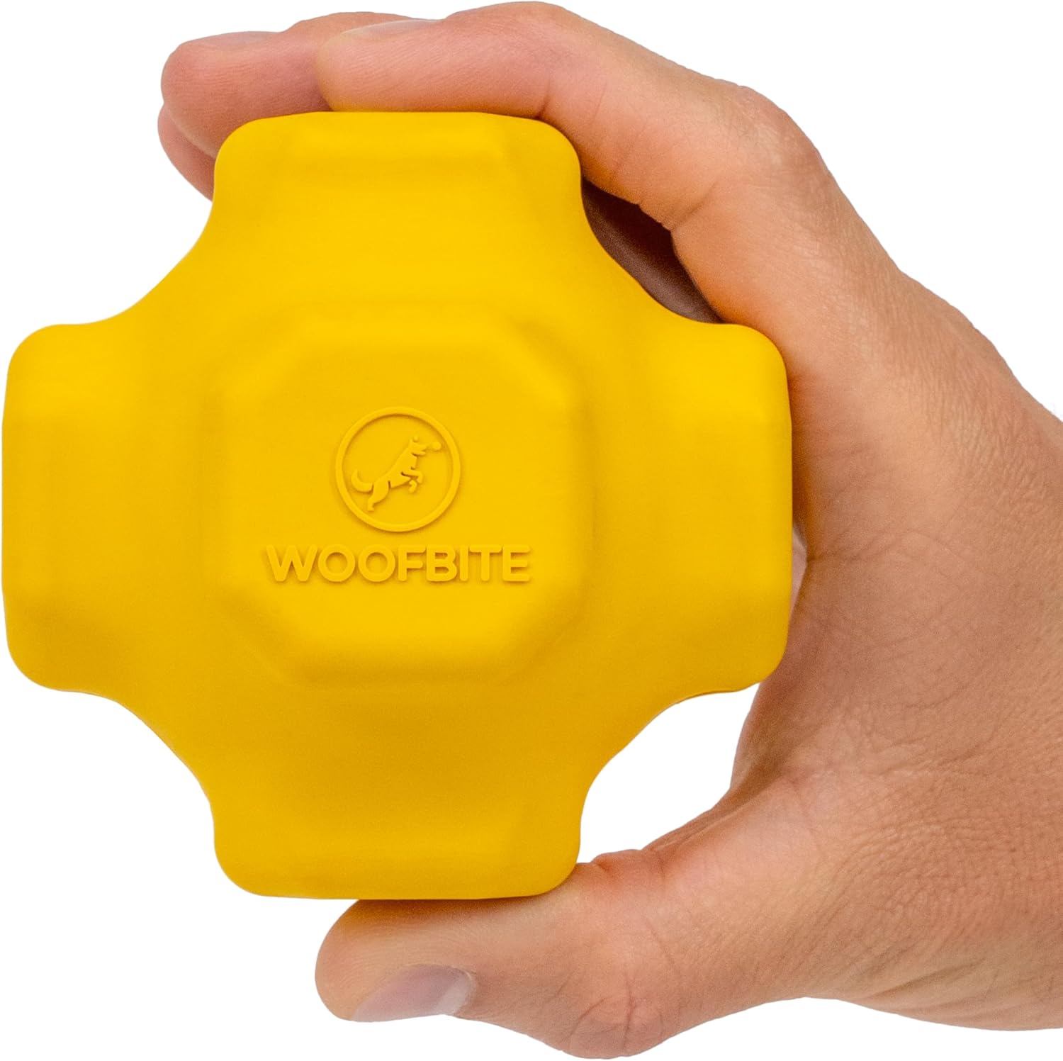 Indestructible Jumping Jack Chew Toy – Lifetime Replacement – Durable Dog Toy for Aggressive Chewers – Safe, Non-Toxic Natural Rubber – Interactive, Chew & Fetch – Tough, Heavy Duty – 4.5”