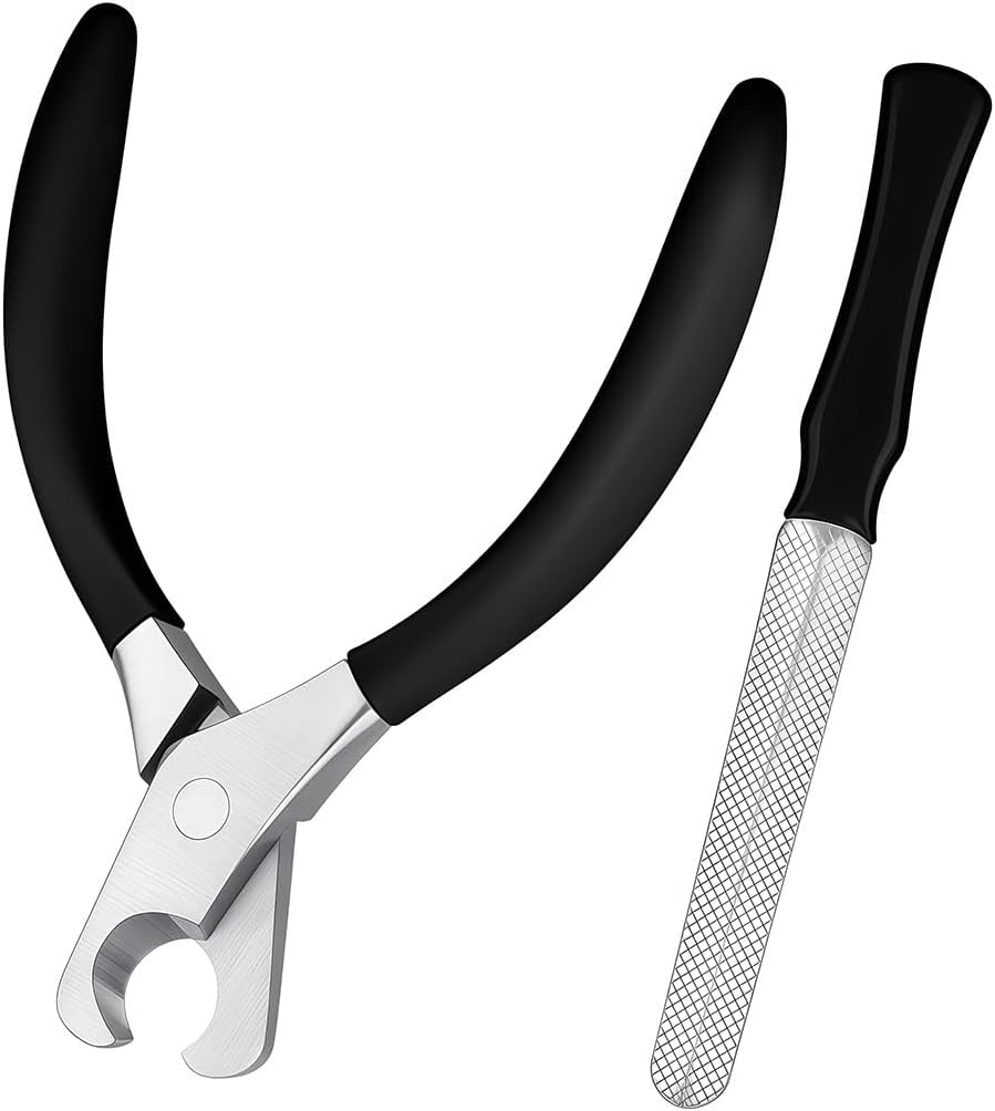 Large Dog Nail Clippers Wide Jaw Opening Heavy Duty Dog Nail Trimmer Cat Claw Clippers(Black)