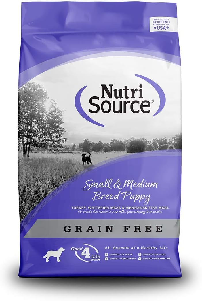 Nutrisource Grain Free ( Turkey ) Small Medium Puppy 15Lb