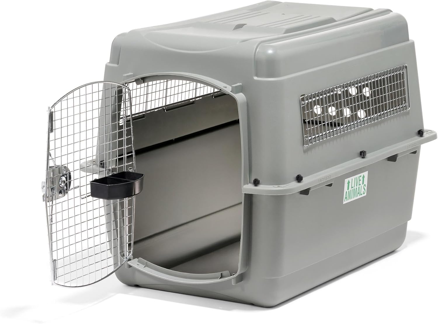 Petmate Sky Kennel – For Air and Travel, Airline Compliant Dog Crate for Pets 50-70 lbs, Heavy Duty Dog Kennel, Made in the USA- 36 Inches