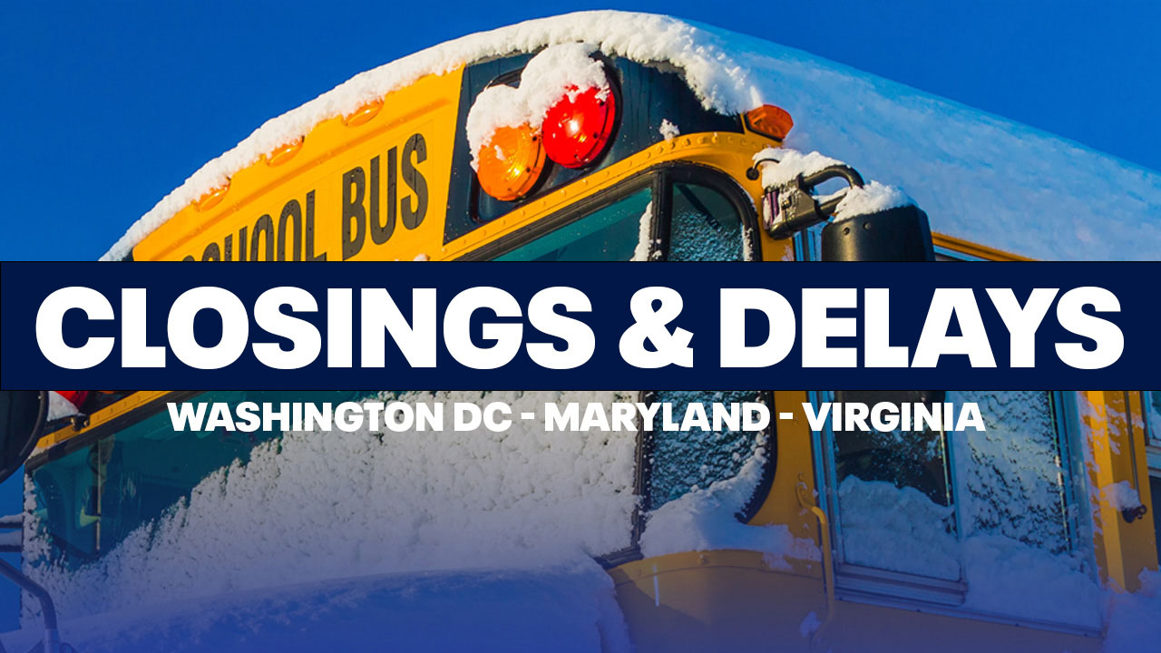 School closings, delays in DC, Maryland, Virginia for Monday, February 23