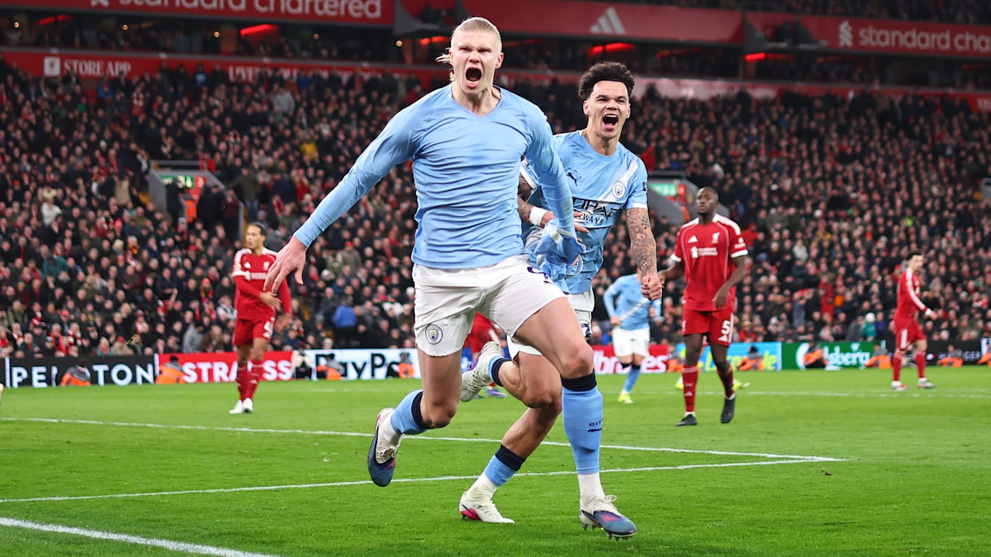 Supercomputer Predicts 2025–26 Premier League Table After Man City’s Wild Anfield Win