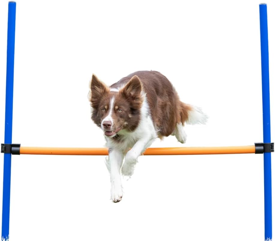 TRIXIE Agility Hurdle Adjustable Dog Jump, Ideal for Beginners & Advanced, Dog Obstacle Course Equipment 1 x Hurdle