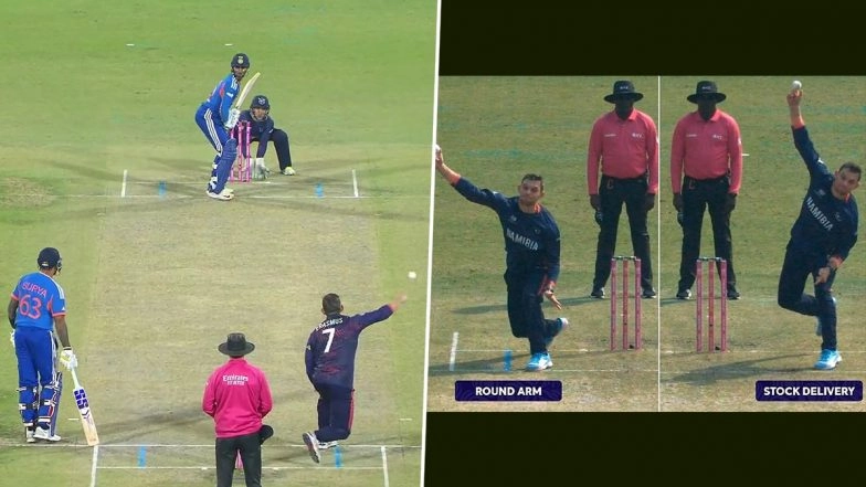 ‘Usman Tariq of Namibia’ Fans Link Gerhard Erasmus’ Bowling Action to Pakistan Mystery Spinner During IND vs NAM T20 World Cup 2026 Match