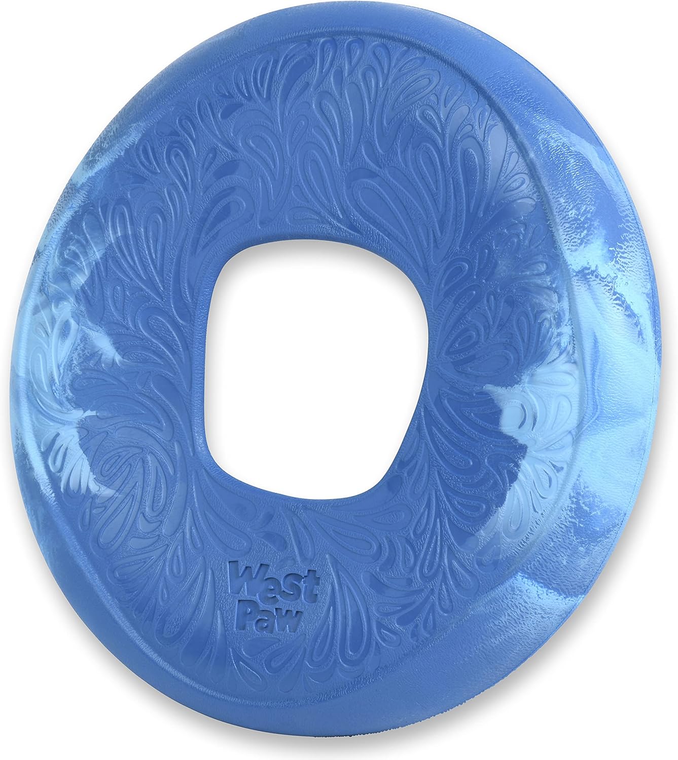WEST PAW Seaflex Sailz Dog Toy Flying Disc – Machine Washable Eco-Friendly Zogoflex Toys for Moderate Chewers – Perfect for Fetch, Gnawing, Catch, Pet Training – Surf
