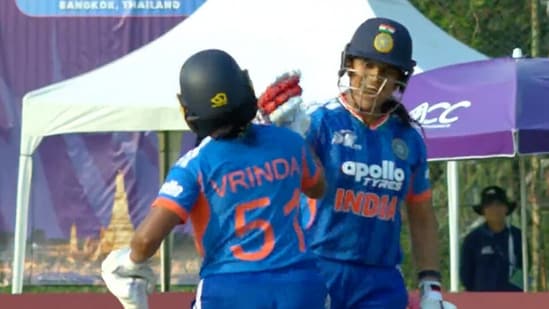 IND-A W vs PAK-A W Asia Cup Highlights: India destroy Pakistan in must-win match, bruising win with 59 balls to spare