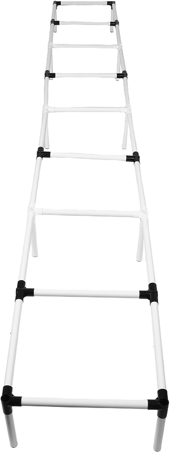 1 Set Dog Agility Training Hurdle | Dog Agility Equipment Obstacle Course Backyard Equipment for Pet Exercise | Plastic Training Ladder 11ft X 15.7in X 7.8in