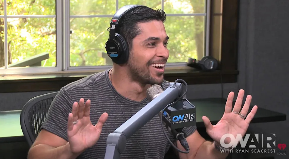 Wilmer speaking on a radio show