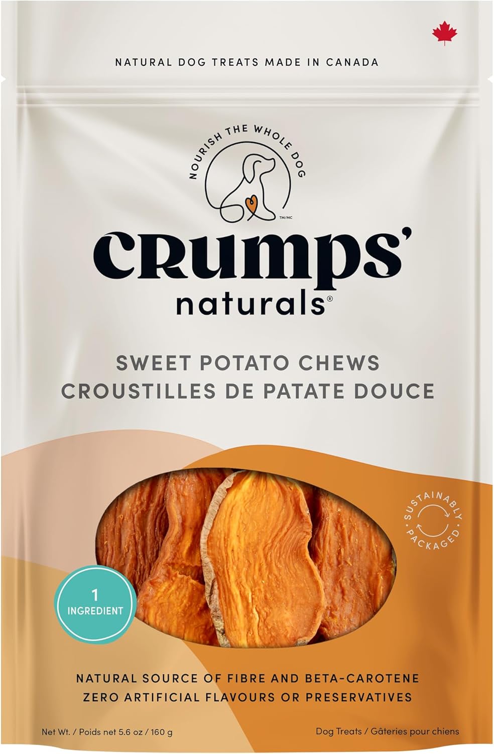Crumps’ Naturals Sweet Potato For Pets, 5.6-Ounce