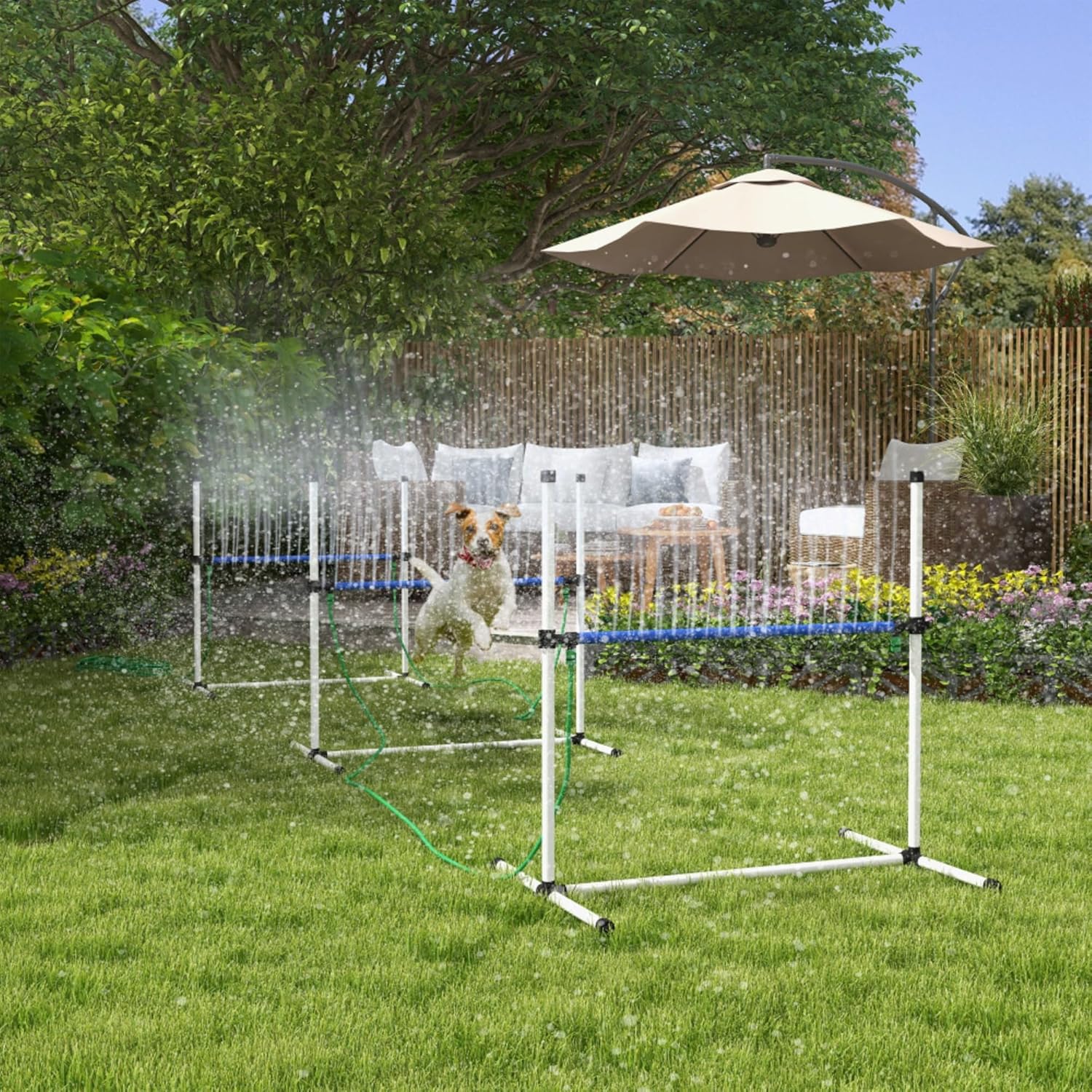 Dog Agility Training Equipment,Dog Training Kit,Dog Agility Course Backyard Set,Dog Obstacle Course Training Starter Kit Pet Outdoor Game (StyleA)