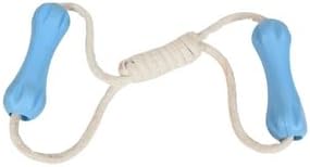 Eco-Friendly Dog Toy – Rubber Rope Tug – Blue