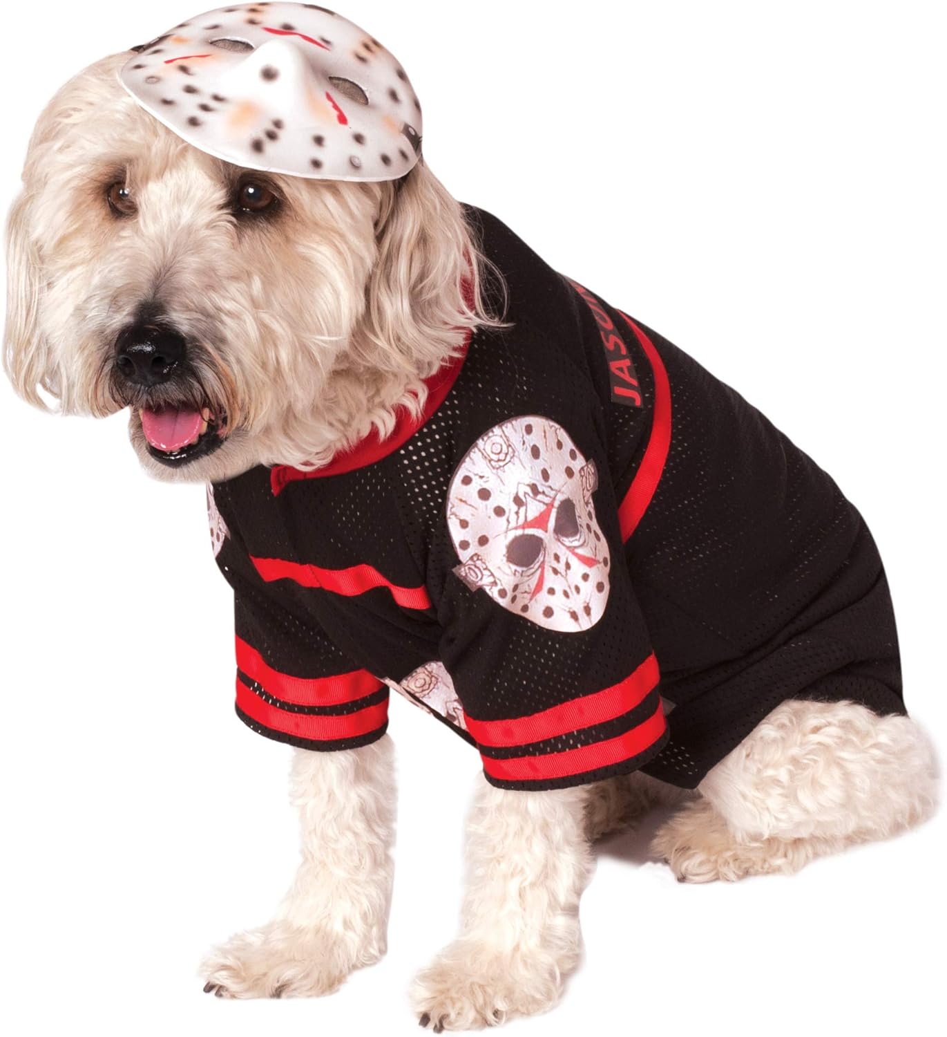 Friday the 13th: Jason Voorhees Pet Costume for For Dogs or Cats by Rubies, Medium