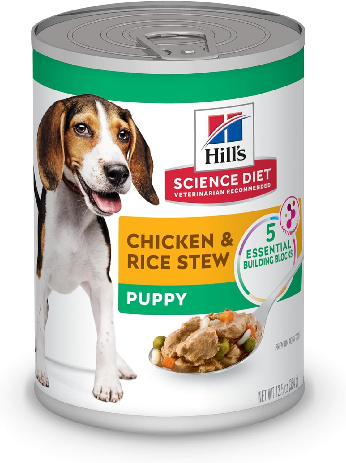 Hill’s Science Diet Puppy Wet Dog Food, Chicken & Rice, 12.5 oz. Cans, 12-Pack