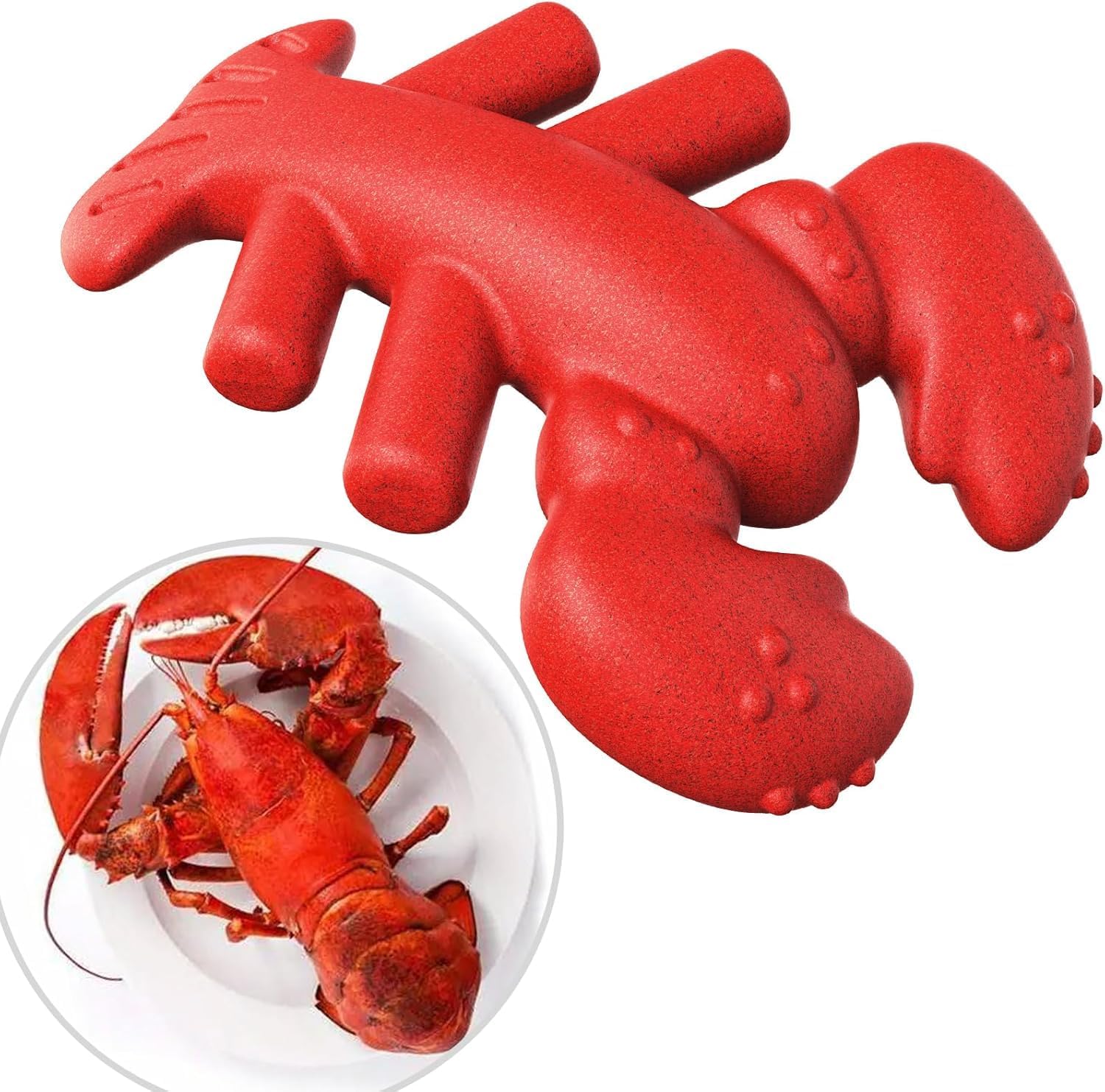 Indestructible Lobster Dog Chew Toy for Medium/Large Aggressive Chewers Breed Dogs Durable Teething Crate Toys