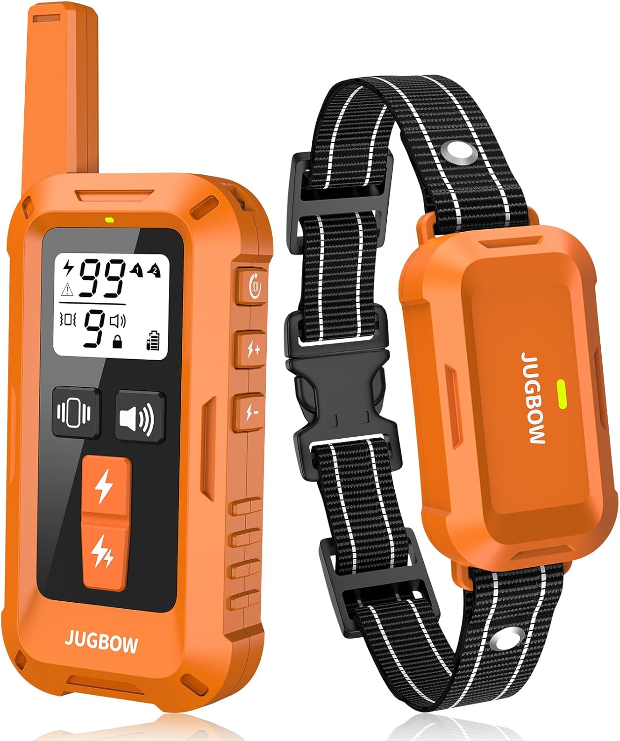 Jugbow Dog Shock Collar – 4200FT Dog Training Collars with Remote, IPX7 Waterproof E-Collar with 4 Training Modes, Security Lock, Rechargeable e-Collars