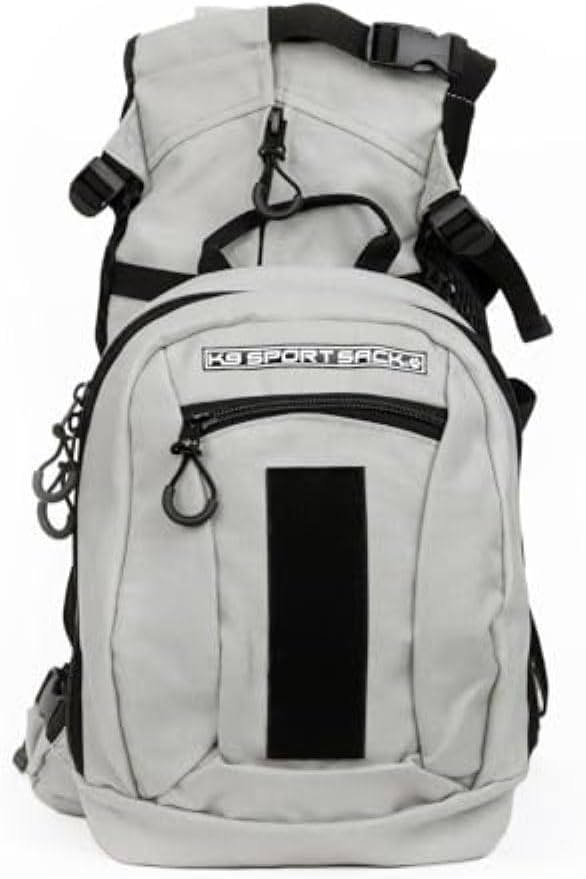 K9 Sport Sack Plus 2 – Adjustable, Backpack-Style Carrier with Multi-Functional Storage Pack, Thick Shoulder Straps & Padded Back Panel