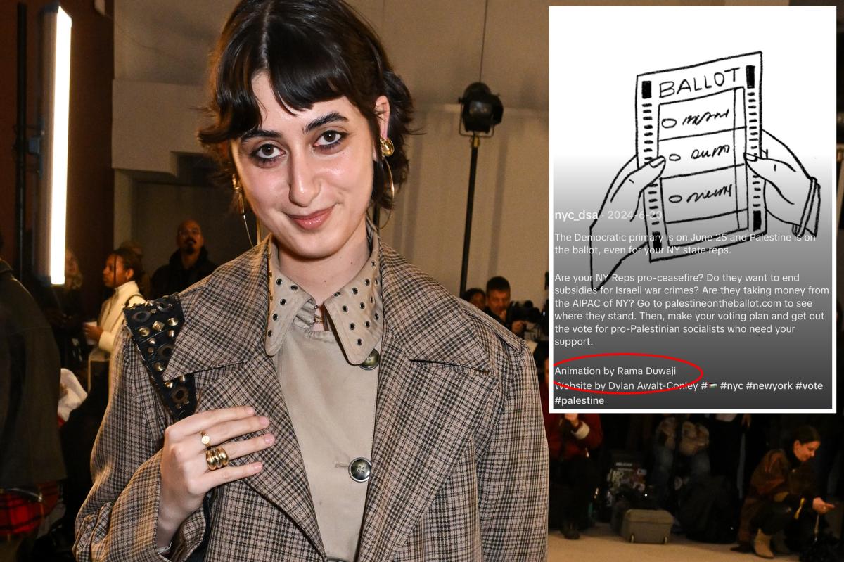 NYC first lady Rama Duwaji created artwork for DSA’s anti-Israel campaign